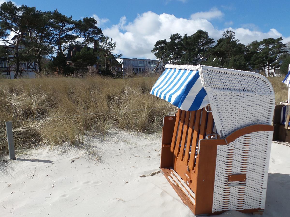 Strandnahe Fewo Mit Terrasse, Villa Vergissmeinnicht 01, Binz Exterior foto